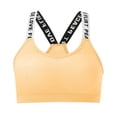 thumbnail image 5 of Siilsaa Sports Bra Bra for Women Non-Slip Silicone Padded Bandeau Bra Wireless Tube Top Bra Yellow,One Size, 5 of 5