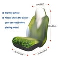 thumbnail image 3 of Wukai golf ball perched on a tee Full Set Car Seat Covers with Soft Padding Universal Auto Front Seats Protector and Cushion Mat, 3 of 5