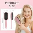 thumbnail image 4 of Curl Defining Brush, Curly Hair Brush, Slick Back Hair Brush, For Combing and Shaping Curls in All Hairstyles to Reduce Pulling (Pink), 4 of 4