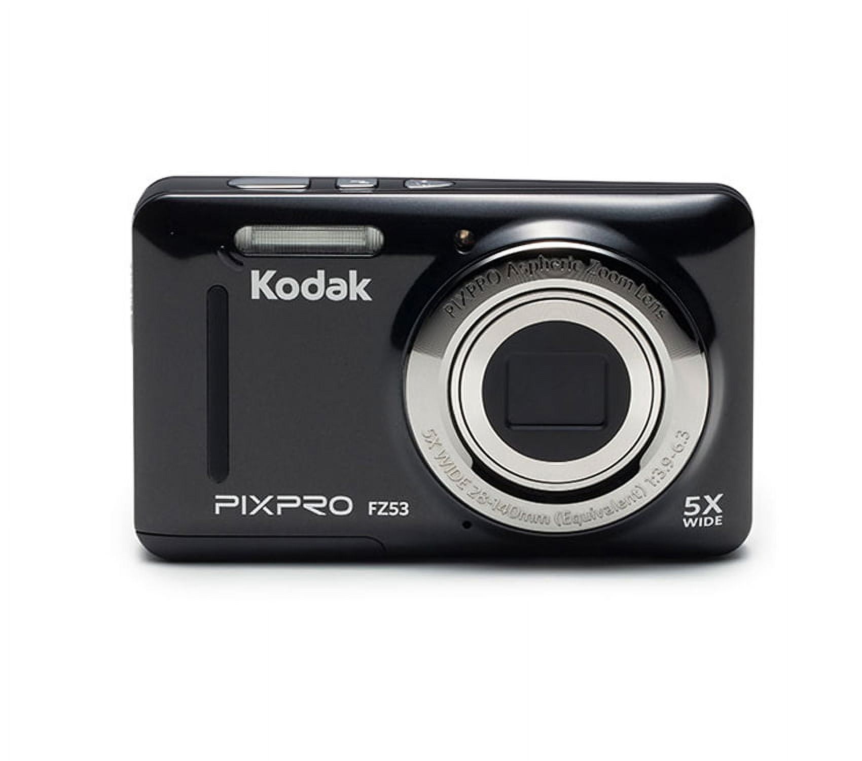 KODAK PIXPRO Point and Shoot FZ53 Digital Camera (Blue) with KODAK PIXPRO Point and Shoot FZ53 Digital Camera (Blue) with