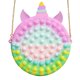thumbnail image 2 of Push Bubble Tie-Dye Cartoon Bandolera Antiestrés Juguetes Niñas (Unicornio) Ehuebsd Para estrenar, 2 of 9
