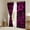 Pink Black, variant on YST Geometry Curtains & Drapes 38"Wx45"L 2 Panels Boys Girls,Purple Black Geometrical Blackout Curtains For Kids Adults,Neon Lights Curtains Modern Gradient Cubes Abstract Window Curtains