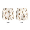 thumbnail image 6 of Goofa Fall Squirrel Printed Women 2 in 1 Running Shorts,Quick Dry Athletic Workout Shorts,High Waisted Athletic Shorts with Liner Pockets-Large, 6 of 9