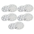 thumbnail image 1 of Round Paint Tray, Round Shaped 10Pcs Metal Paint Tray Sturdy Durable Widely   for Paint, 1 of 7