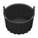 thumbnail image 5 of Taza de silicona para hornear muffins y magdalenas, sartén para muffins con freidora de aire de silicona, antiadherente, revestimiento de silicona par negro, 5 of 9