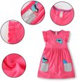 thumbnail image 2 of AJZIOJIRO Robe Décontractée pour Filles 3-8 Ans Robe en Coton Imprimée Douce et Adorable pour Tout-Petits Été Col Rond Confort Robe Ample, 2 of 9