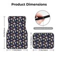 thumbnail image 5 of Pofeuu Sharks In Sunglasses Print Car Foot Mat Set of 4 Pieces - All-Weather Full Set Floor Mats for Cars Trucks SUVs, 5 of 7