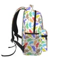 thumbnail image 3 of Balery Colored Armadillos Mochila Escolar Impresa, Mochila Ligera para Viajes Casual, Mochila Duradera y Cómoda Multifuncional, Mochila para Laptop-One Size, 3 of 5