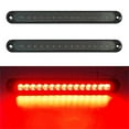 PerfecTech Smoke Lens Red YPF5 15 LED Trailer Brake Tail Light, 10" LED