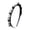 J, variant on Joernso Hair Hoop Band with Clips Non-slip Shiny Rhinestone Inlay Headdress Hairstyle Fixing Acrylic Women Girls Bangs Clip Headband Cute Headwear Hair Accessories