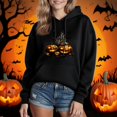 thumbnail image 2 of Cmfcve Woman & Men Halloween Town Sweatshirt Vintage Spooky Season Pullover Sweatshirt Unisex Halloween Sports Hoodies, 2 of 6