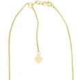 thumbnail image 2 of 14K Yellow Gold 30in 1mm Adjustable Wheat Chain with Lobster Clasp, 2 of 4
