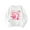 White, variant on Tisuna Crewneck 67 Sweatshirt For Girls Child Letter Print Long Sleeve Pullover Tops Comfortable Leisure Kids Fall Daily Wear Black Size 2-3 Years