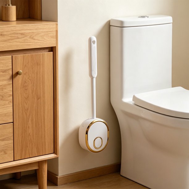 Toilet Brush Silicone Toilet Brush Wall Mounted Toilet Brush With Base Toilet Brush Toilet Cleaning Brush
