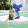 thumbnail image 4 of Traje de baño de cola de sirena Bikini Traje de baño Mujer Chicas Cosplay de películas Sirena Cola de pez Mascarada Poliéster GB63 110CM, 4 of 6