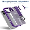 thumbnail image 3 of Designed for iPhone 15 Magnetic Case with [Invisible Stand and Secure Grip] [Military Drop Protection] Compatible with Mag-Safe Shockproof Slim Matte Cover for iPhone 15, Purple, 3 of 10