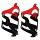 thumbnail image 2 of Portabotellas para bicicleta de 2 piezas, ligero, práctico, resistente, fácil de instalar. Negro y rojo, 2 of 9