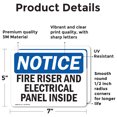 thumbnail image 2 of (2 Pack) Fire Riser And Electrical Panel Inside OSHA Notice Sign, 2 of 7