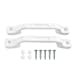 thumbnail image 3 of Camp'N -2 Piece- All Weather Plastic Grab Handle - Entry Door Assist Bar for RV, Trailer, Camper, Motor Home, Cargo Trailer, Boat-OEM Replacement (White 2-Piece), 3 of 10