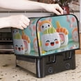 thumbnail image 7 of Honeii Kawaii Sushi Characters Delight Print 4 slice Toaster Cover, Two Slice Toaster Dust-proof Cover For Kitchen Small Appliance and Fingerprint Protection, 7 of 7