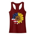 thumbnail image 4 of Dyegold 4th Of July Tank Tops For Women Summer Sleeveless American Flag Shirt Loose Casual Patriotic Graphic Tee Tops Tshirt, 4 of 4