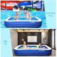thumbnail image 3 of KABUQI Kiddie Pool Rectangle 6.29” 22” Swimming Pools, 3 of 6