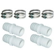thumbnail image 2 of Adaptador De Manguera De Piscina Reemplazo Fácil De Usar Durable Para El Hogar Piscina Al Aire Libre 4 Adaptador 8 Abrazadera Sunnimix Adaptador de manguera de piscina, 2 of 8