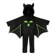 thumbnail image 6 of Ruyang Kids Boys Girls Hooded Jumpsuit Bat Wing Zip Up Halloween Outfit Autumn Holiday Party Dress Up Clothing 3-14 Years, 6 of 8