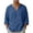 Navy, variant on VeFlora Men's Linen Shirt, Long-Sleeve, V-Neck, Button-Down Linen Shirt, Men's Summer Shirt, Lightweight, Casual Shirt, Men's Shirts, Beach Shirt(Beige/L)