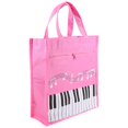 thumbnail image 3 of LEEYNEER 1Pcs Pink Nonwoven Music Note Bags for Waterproof Sheet Music and Instruments, 3 of 8