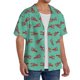 thumbnail image 2 of Fotbe Cartoon Lobsters 4 Camisa Estampada de Manga Corta para Hombre, Casual de Verano, Estilo Playero, Sin Arrugas-3X-Large, 2 of 5