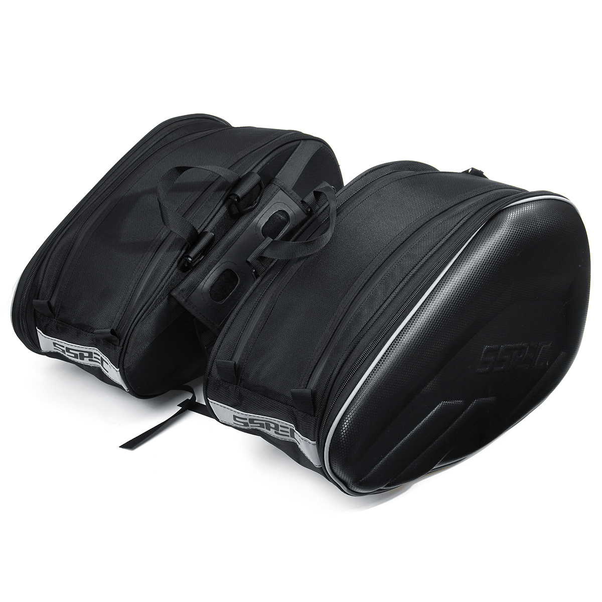 Carbon Fiber Case Waterproof Motorcycle Saddle Bag Side Package