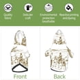 thumbnail image 3 of Uemuo Western Desert Cowboys for Winter Dog Hoodie Sweatshirts with Pockets Warm Dog Clothes for Small Dogs Chihuahua-Medium, 3 of 8
