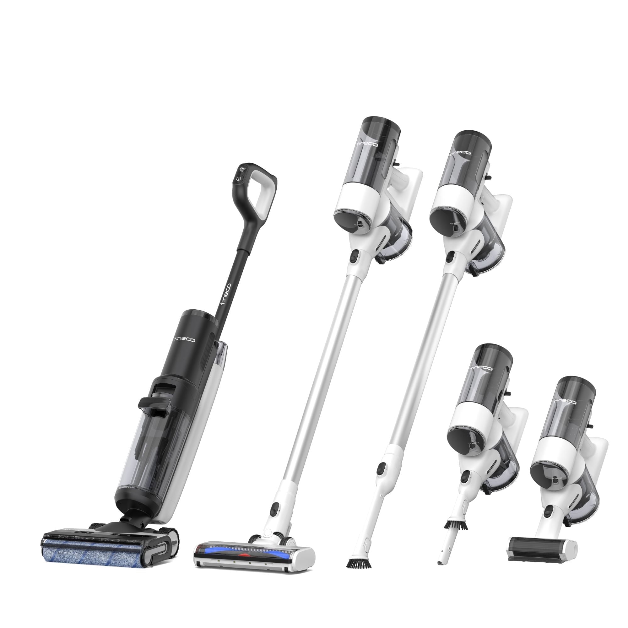 Tineco FloorWasher Switch Pet 7 Cordless Wet/Dry Mop & Vacuum Cleaner With Switch Motor System (1 Wet/Dry Floor Washer and 1 Stick Vacuum)