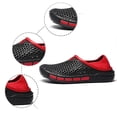 thumbnail image 5 of EliteGoogv Mens Clogs Breathable On Sandals Lightweight Outdoor Walking Shoes Non Flat Beach Shoes Summer Spring Fall Casual Footwear Black US :9, 5 of 9