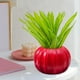 thumbnail image 5 of Maceta de Plástico con Forma de Calabaza | Jarrón Decorativo para Halloween y Acción de Gracias | Resistente y Ligero, En Azul, Rosa, Blanco, Rojo y Amarillo | Maceta para Interior y Exterior con Bas, 5 of 6