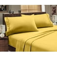 thumbnail image 1 of Hôtel Luxueux, 1800 Series, Ensemble de Draps 4 Mcx Branche (Double, Or), 1 of 1