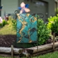 thumbnail image 6 of Garden Flag 28"x40" Turquoise and Gold Marble Double-Sided Yard Flags for Outside Outdoor All Seasonal Decoration, 6 of 6