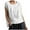 White, variant on cfhntfmh Womens Summer Tops Trendy Cap Sleeve Crewneck Basic Blouses Comfy Solid Color Casual T Shirts