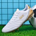 thumbnail image 2 of Zapatos de fútbol al aire libre para hombre, botas de entrenamiento de tobillo con pinchos largos, ultraligeras, profesionales, antideslizantes, de hierba, Unisex, 2 of 5
