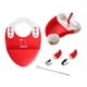 thumbnail image 1 of 5PCS/6PCS Chirstmas Hat Toddler Plates Set Drop-resistance Toddlers Dinnerware for Boys Girls, 1 of 5