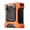 Orange, variant on Sourcingbay Compact Waist Fan 4-Speed Flashlight Digital Display 8000mAh Usb Rechargeable for Outdoor Work