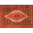 thumbnail image 1 of Ahgly Company Indoor Rectangle Medallion Orange Traditional Area Rugs, 3' x 5', 1 of 1