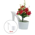 thumbnail image 4 of Pot de Fleurs en Forme de Talon Haut pour Jardin Intérieur Extérieur Ornements de Table Patio Blanc, 4 of 9