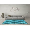 thumbnail image 3 of Ahgly Company Indoor Rectangle Abstract Light Blue Contemporary Area Rugs, 2' x 3', 3 of 4