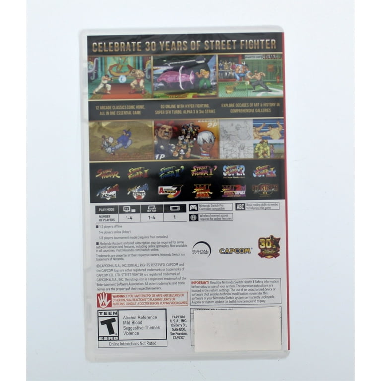Capcom's Street Fighter: 30th Anniversary Collection for
