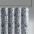 thumbnail image 3 of Madison Park Odette Rideau de Douche Jacquard en Polyester Bleu Marine, 3 of 5