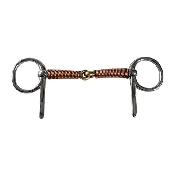 Jacks 1399 Copper Wire Wrap Snaffle Bit