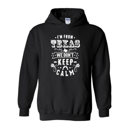 Unisex I am From Texas TX Texas Hoodie Sweatshirt