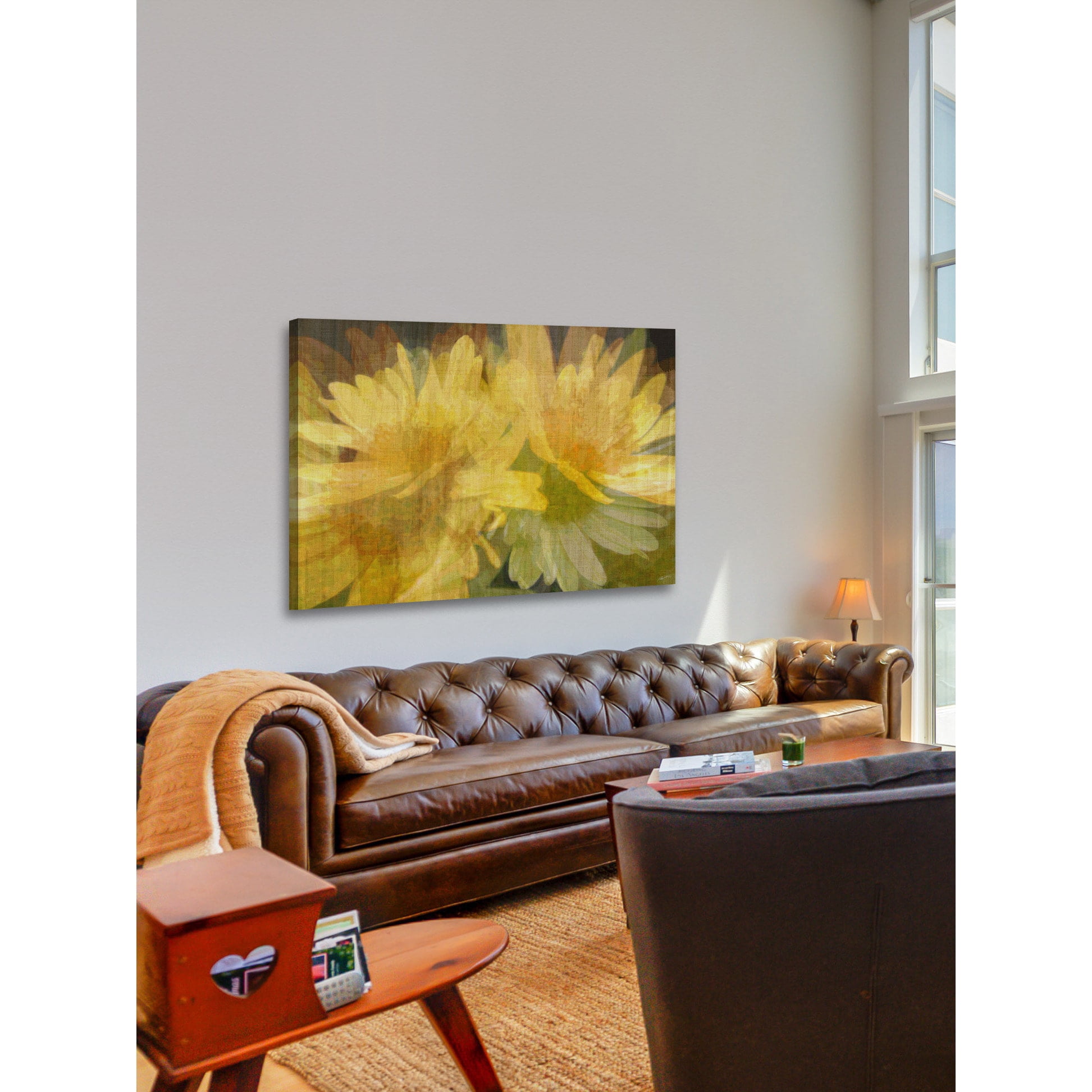 Marmont Hill "Daisy Daisy I" Painting Print on Wrapped Canvas